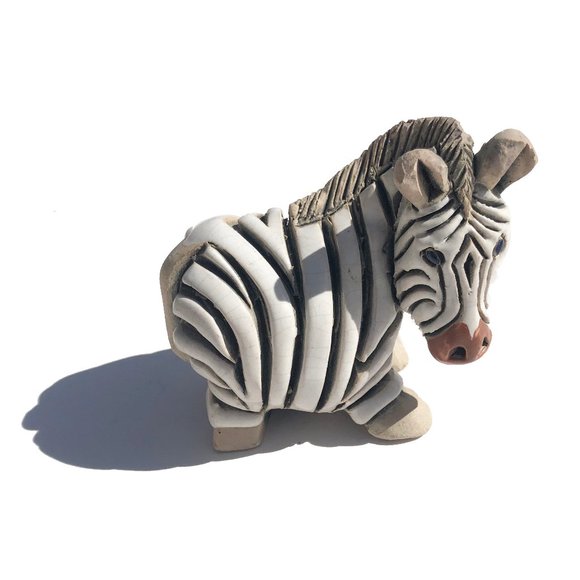 Vintage Artesania Rinconada Zebra Figurine